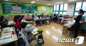 겨울방학 마치고 개학한 초등학교