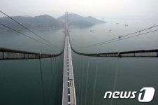 전남 광양~여수 이순신대교 7일 완전 개통