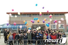 장성 동화초 4일 이색 입학식 눈길