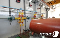 염소가스 누출된 공장내부