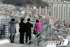 한눈에 초량동 볼 수 있는 공작소 전망대