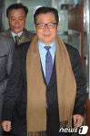 김재철 해임 이사회 참석하는 김문환 방문진 이사장
