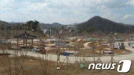 괴산 국민여가캠핑장 조성 90% 공정