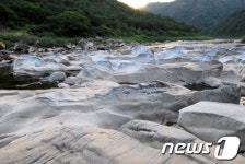 영월 무릉리 요선암 돌개구멍 천연기념물 지정