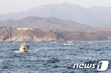 여유로운 최북단 동해바다