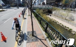 서울시, 청계천 자전거길 운영