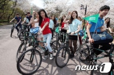 지구의 날 맞이 녹색 퍼포먼스