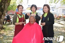 남해미용실황헤어갤러리 | 남해군,‘찾아가는 미용실’ 인기