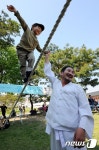 즐거운 줄타기 체험