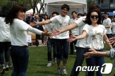 청년 보부상 출범 퍼포먼스