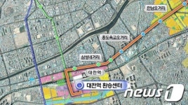 대전~오송 광역BRT, 대전역~삼성네거리 구간 20일 착공