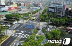 전주시, 안골광장 경관조성 사업 마쳐