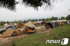 [풍경] 고성군, 부엉이패밀리 캠핑대회