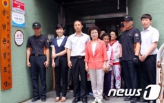 인천공단소방서, ‘화재없는 안전마을’ 현판식