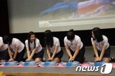 [단신] 광주 남부소방서 동성여중 CPR 교육