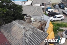 마산 오동동 문화광장 조성 철거공사 시작