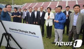 황우여 대표, 평창 동계올림픽 준비상황 점검