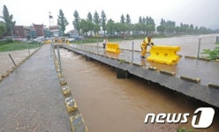 범람하는 전주천