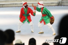 무형문화재 송파산대놀이