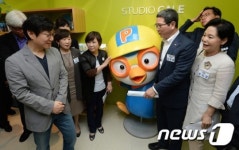 뽀로로 제작기업 방문한 새누리당 창조경제특위