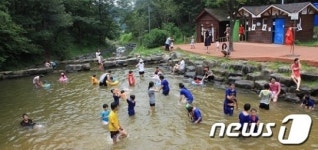 장동산림욕장 물놀이장, 12일 개장