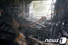 강릉 주문진 리조트 화재발생, 40분만에 완진 (1보)