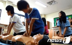 인천공단소방,초등생 대상 심폐소생술 교육