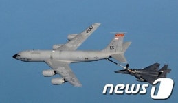 공군 F-15K 공중급유 통해 美 연합훈련 참가