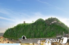 여수 오동도 입구 흉물 옹벽 정비 공사 추진