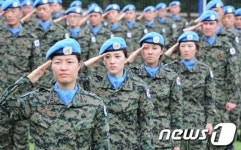 파병 앞둔 동명부대