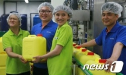 애경 트리오 장애인사업장에서 만든다