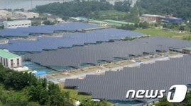 암사 태양광 발전소 본격 가동