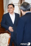 국가정책조정회의 참석하는 정홍원 총리