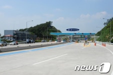 동서고속도로 음성~충주 구간  뻥 뚫렸다