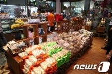 알밤통합브랜드 공주율찬 터미널 판매장 개장