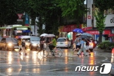 가을비 내리는 전주