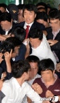 수원구치소로 이송되는 이석기