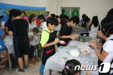 [단신] 광주북구청소년수련관, 송편만들기