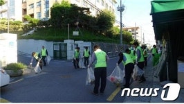 [단신]대전상수도본부, 갈마동일대 정화활동