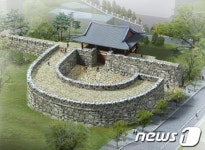울산 울주군 언양읍성 남문 영화루 준공