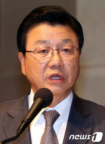 인사말하는 김진선 평창동계올림픽 조직위원장