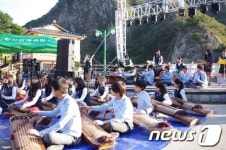 영동군, 월류봉 달빛향연 개최