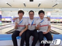 [전국체전] 볼링3인조 대구 金, 경북 銀