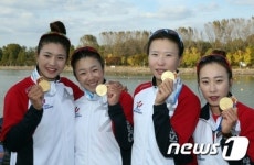 옹진군청 카누선수단 전국체전 종합1위