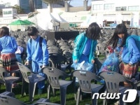 전국노래자랑 인기상 보은 여중생들 마음씨도 훈훈