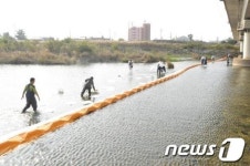 예산군, 수질오염사고대비 방제훈련