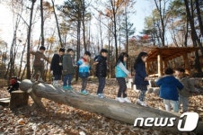 숲 속 놀이터 좋아요
