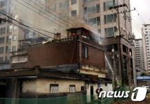 신도림동 옥상 가건물서 화재