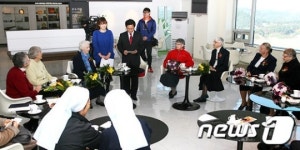 마리아의 작은 자매회, 강릉 갈바리의원 방문