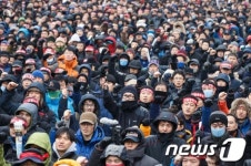 서울역 가득 메운 철도노조